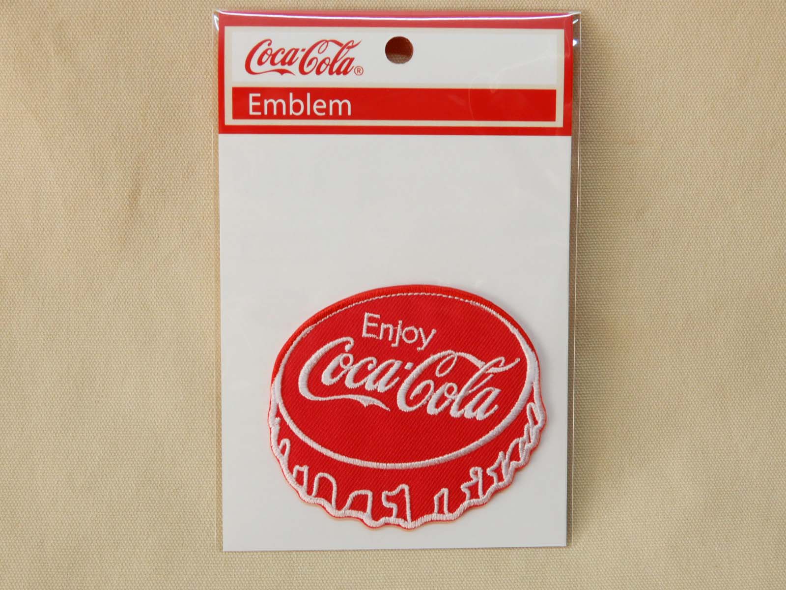 Coca-Cola★CC-E7★コカ・コーラ ワッペン★EMBLEM☆Enjoy Coca-Cola 王冠 /コカ・コーラ