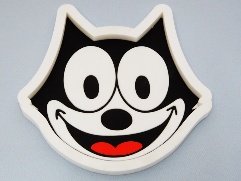 FELIX Tha Cat Rubber Tray Face 100周年記念 フィリックス ラバートレイ フェイス コイントレイ 小物入れ コースター