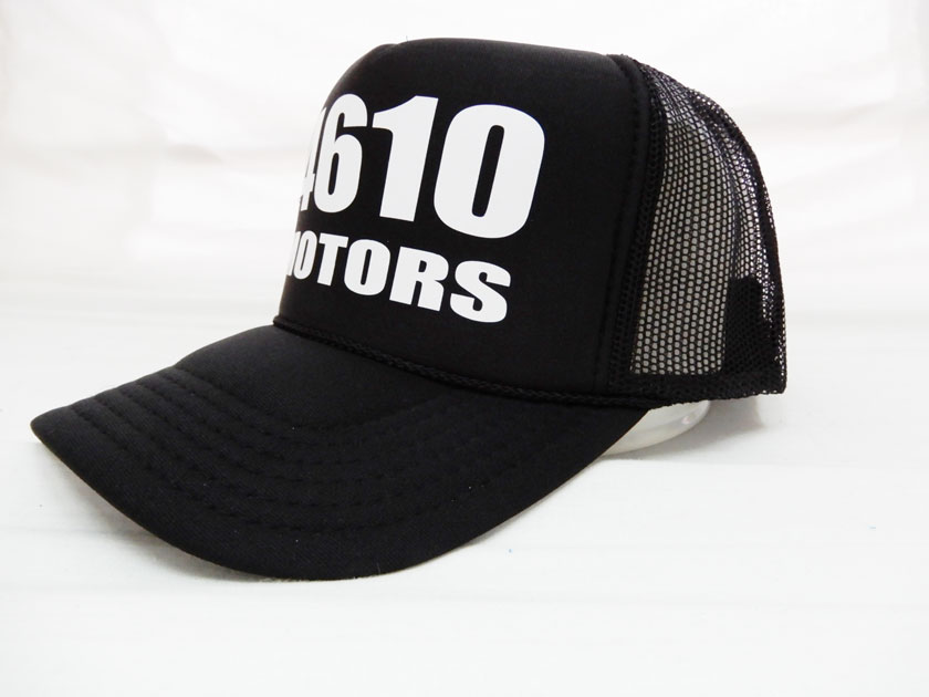 メッシュキャップ★4610MOTORS BK シロウトモータース★シロウトモータース メンズ レディース フリーサイズ 帽子 キャップ CAP ぼうし 野球帽 作業帽 タウン レジャー キャンプ BBQ 野外