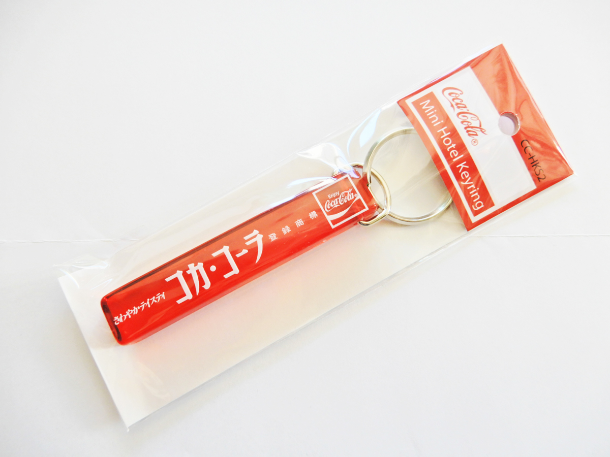 Coca-Cola Mini HOTEL K/R★コカ・コーラ  ロゴRED Coca-Cola ミニホテルキーリング★Coca-Cola /コカ・コーラ
