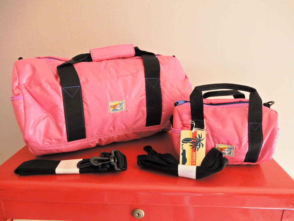 ドラムバック PK ピンク 親子セットが大特価！ドラムバックＳ+ドラムバックＬ大小セット アメリカン雑貨