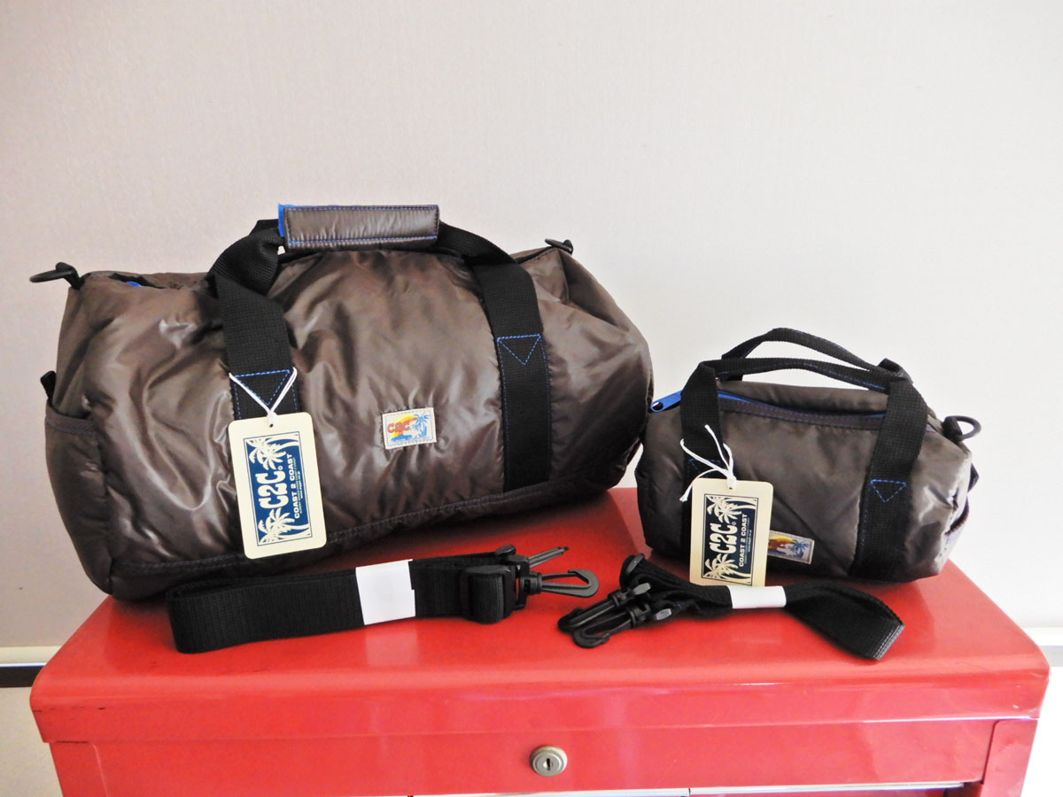 ドラムバック BR ブラウン 親子セットが大特価！C2C ドラムバックＳ+ドラムバックＬ大小セット アメリカン雑貨