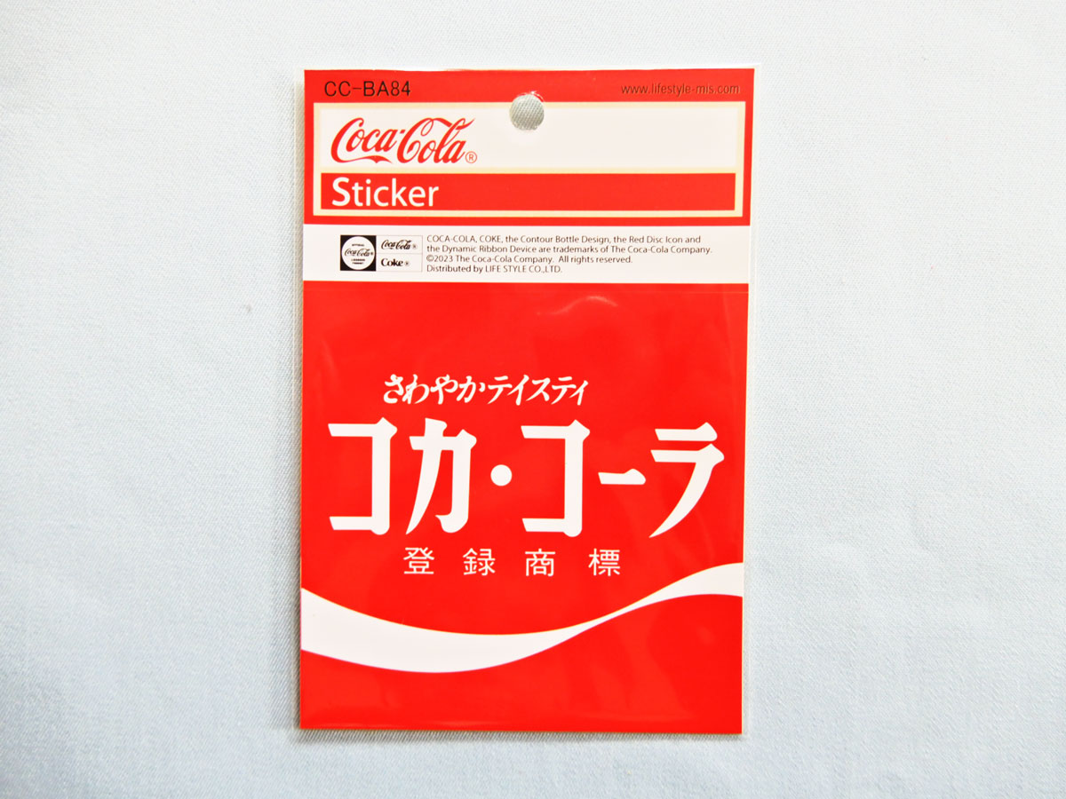 Coca-Cola★CC-BA84(S)★コカ・コーラ ステッカー★New Ｃｏｃａ-Ｃｏｌａ  Coca-Cola/コカ・コーラ