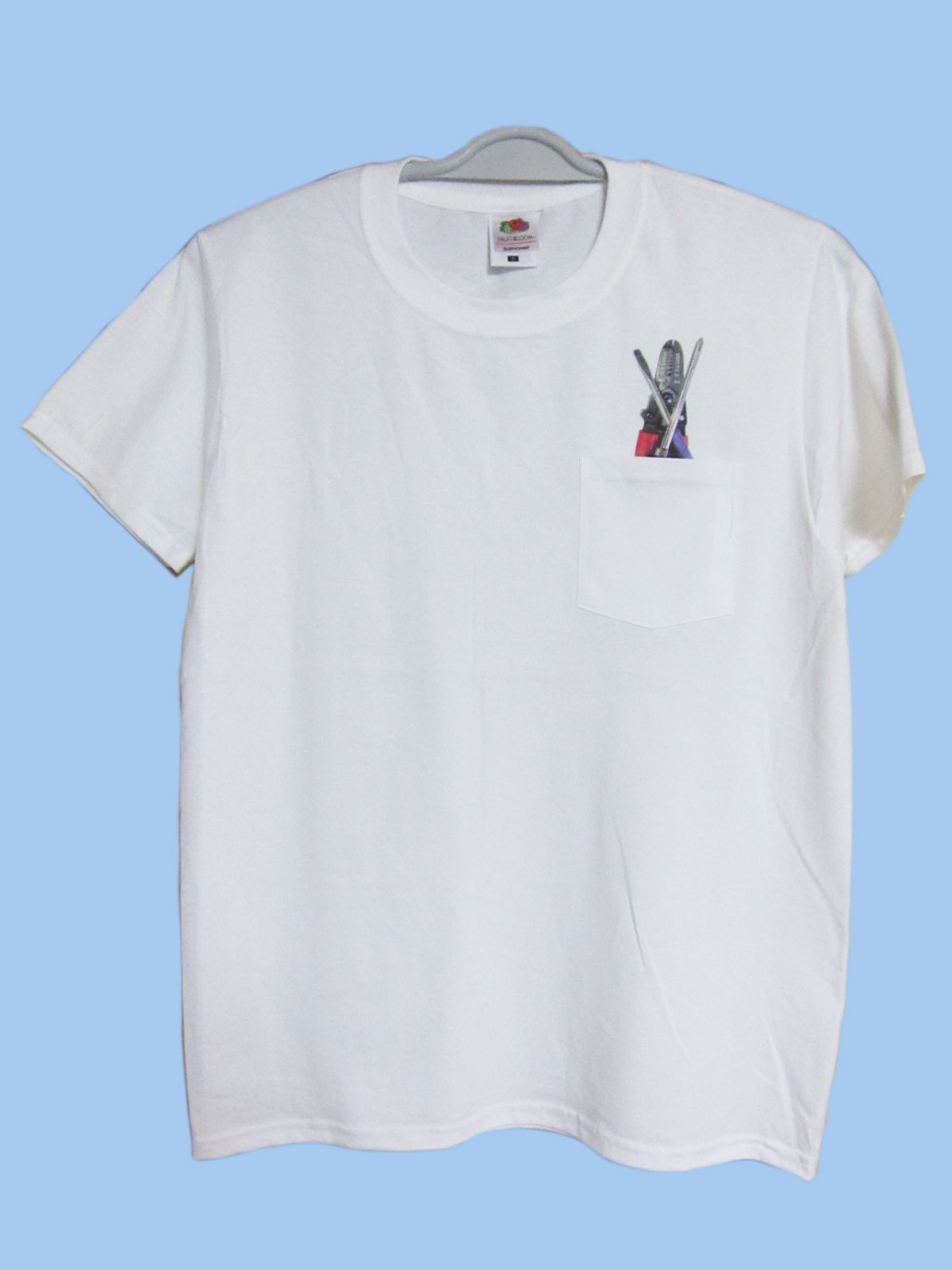 T-シャツ 素人電装部品商会 ポケットT-シャツ ラヂオ カーラジオ チューニング