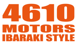 4610 MOTORS IBARAKI STYLE OR カッティングステッカー オレンジ/シロウトモータース 茨城スタイル