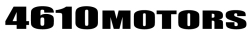 4610 MOTORS Ｌサイズ BK カッティングステッカー/シロウトモータース ブラック