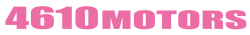 4610 MOTORS Ｌサイズ PK カッティングステッカー/シロウトモータース ピンク