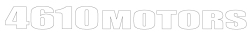 4610 MOTORS Ｌサイズ WHT カッティングステッカー/シロウトモータース