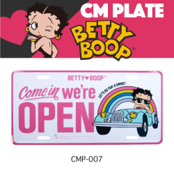 【アメリカのナンバープレートサイズ】CM PLATE BT-007 CMプレート ライセンスプレート【BETTY BOOP ベティブープ】