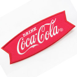 Coca-Cola★CC-E2★コカ・コーラ ワッペン★EMBLEM☆DRINK Coca-Cola /フィッシュテール コカ・コーラ