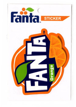 Fanta☆FA-ST31☆ファンタ☆Fanta Sticker ファンタステッカー　ファンタオレンジ ファンタグレープ