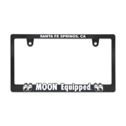 Raised MOON Equipped Logo License Plate Frame [MG062BKMQ]  レイズド ムーン イクイップド ロゴ ラインセンス プレート フレーム（日本サイズ）