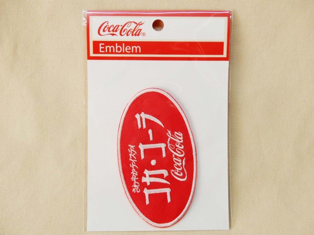 Coca-Cola★CC-E10★コカ・コーラ ワッペン★EMBLEM☆さわやかテイスティ コカ・コーラCoca-Cola 楕円/コカ・コーラ