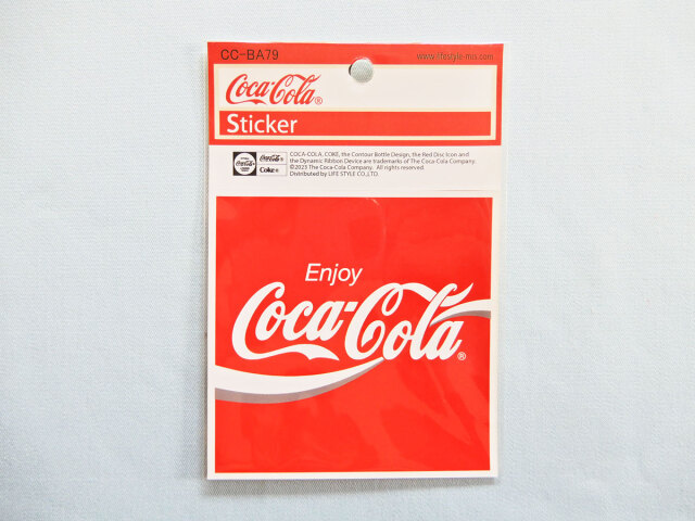 CocaCola コカ・コーラ 特大ステッカー　額装済 Amazon.co.jp: ダイソー コカコーラ柄 シール ステッカー コカ
