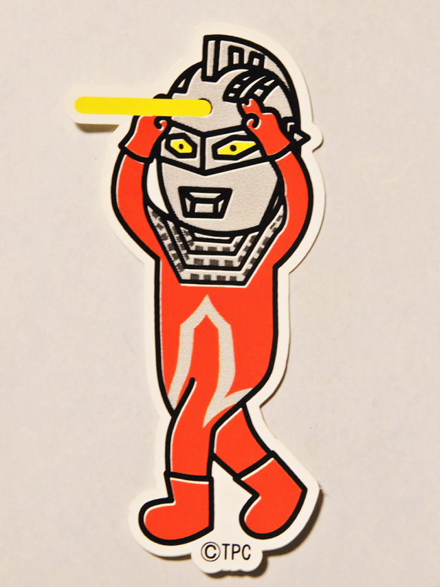 ウルトラマンレトロステッカー☆UD-S16 ウルトラセブン スペシウム光線