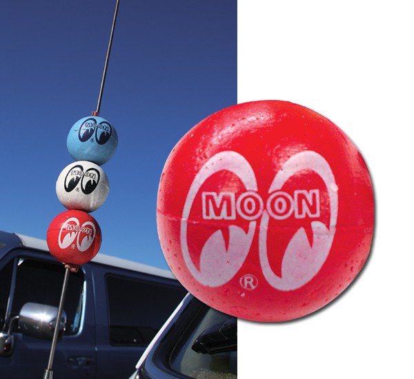 Mg015rd ムーンアイズ アンテナボール レッド Mg015rd Moon Antenna Ball Red