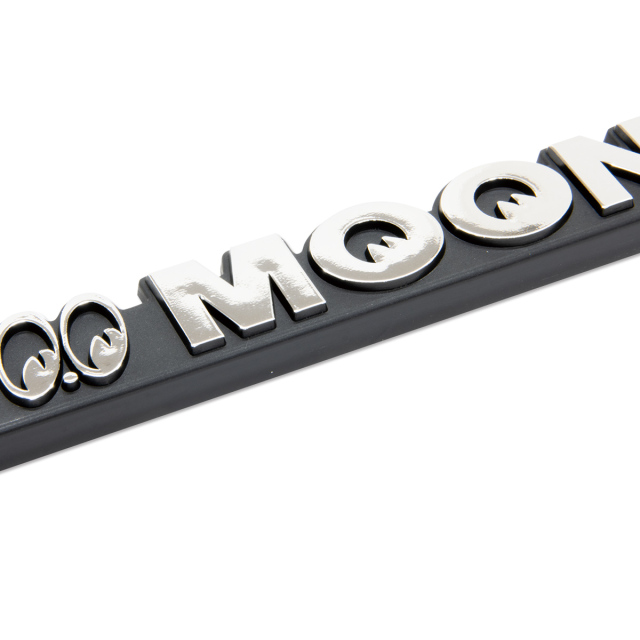 Raised MOONEYES Logo Skinny License Plate Frame [MG063BKMO