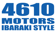 4610 MOTORS IBARAKI STYLE BL カッティングステッカー ブルー/シロウトモータース 茨城スタイル