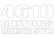 4610 MOTORS ZAKKAYASTYLE WHT カッティングステッカー/シロウトモータース雑貨屋スタイル