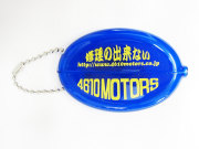 クイックコインケース☆ネイビー/シロウトモータース★4610MOTORS Quick Coin Case NY ラバーコインケース 小銭入れ キーチェーン