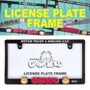 GARFIELD LICENSE PLATE FRAME  Lic-Flame-GA ガーフィールドライセンス プレート フレーム 日本車対応サイズ アメリカン雑貨