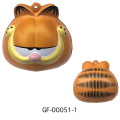 GARFIELD GF-00051-1 SQUEEZE TOPPER KEY CHAIN スクイーズトッパーキーチェーンプニプニ3D  アメリカン雑貨