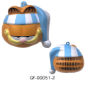 GARFIELD GF-00051-2 SQUEEZE TOPPER KEY CHAIN スクイーズトッパーキーチェーンプニプニ3D  アメリカン雑貨
