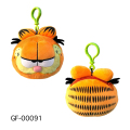 GARFIELD 【ふわふわ可愛い！】【便利なポーチ付き☆】PLUSH COIN POUCH アメキャラ  プラッシュコインポーチ  アメリカン雑貨