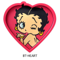 BETTYBOOP RUBBER TRAY HEART 小物入れ ラバートレイ ベティーブープ ハート アメリカン雑貨