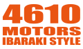 4610 MOTORS IBARAKI STYLE OR カッティングステッカー オレンジ/シロウトモータース 茨城スタイル