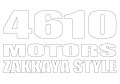 4610 MOTORS ZAKKAYASTYLE WHT カッティングステッカー/シロウトモータース雑貨屋スタイル