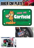 GARFIELD BIKER CM PLATE GF-00069-4 GR ミニ CMプレート ライセンスプレート ガーフィールド アメリカン雑貨 アメリカンキャラクー