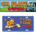【アメリカのナンバープレートサイズ】CM PLATE  GF-00014-2 CMプレート ライセンスプレート【GARFIELD ガーフィールド】アメリカン雑貨 アメリカンキャラクー
