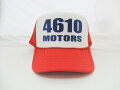 メッシュキャップ★4610MOTORS RW シロウトモータース★シロウトモータース メンズ レディース フリーサイズ 帽子 キャップ CAP ぼうし 野球帽 作業帽 タウン レジャー キャンプ BBQ 野外