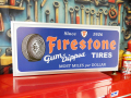 LED LIGHT BOX Firestone TIRES ライトボックス ファイヤーストーンタイヤ ガレージGoods アメリカン雑貨