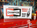 LED LIGHT BOX CHAMPION LED ライトボックス チャンピオンプラグ ガレージGoods アメリカン雑貨