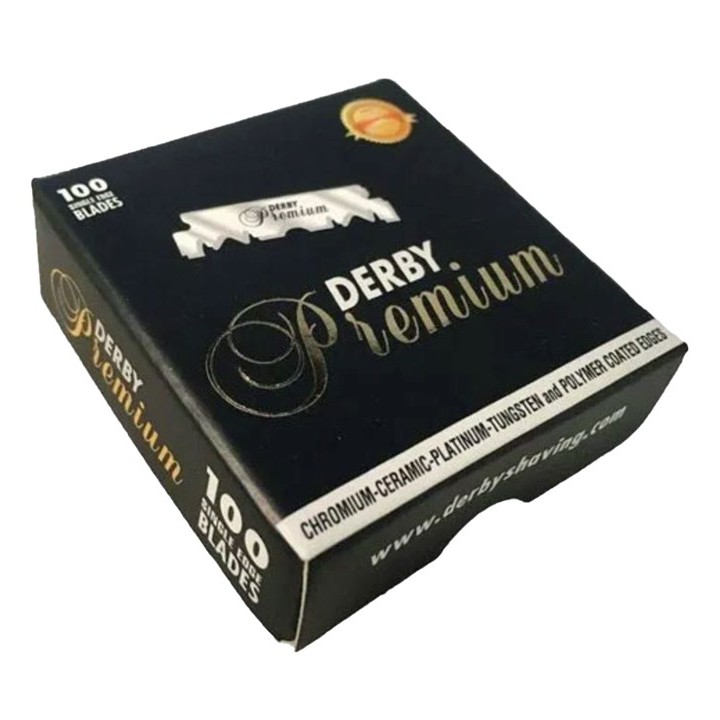 ダービープレミアム　片刃　100枚入（カミソリ替刃）