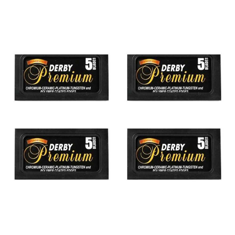 ダービープレミアム　両刃　20枚入（カミソリ替刃）