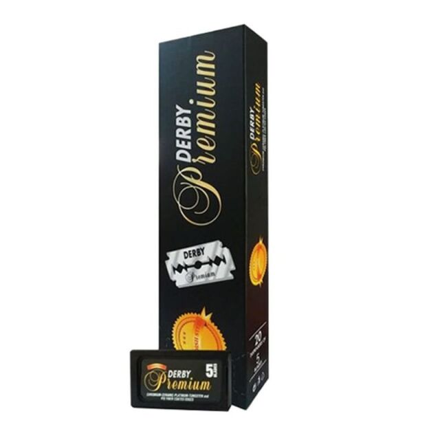 ダービープレミアム　両刃　100枚入（カミソリ替刃）