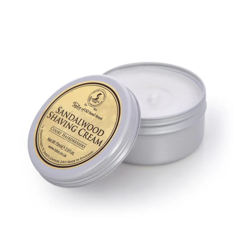 サンダルウッドシェービングクリーム  75ml　【テイラー・オブ・オールドボンドストリート】　