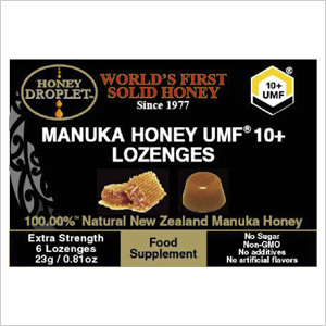 【ハニージャパン】 100%UMFマヌカハニー 10+ ロゼンジ(のど飴) 6粒