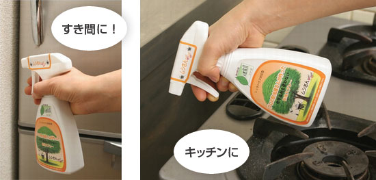 すき間,キッチンに