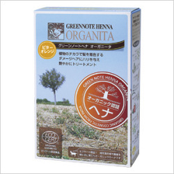 グリーンノート ヘナ オーガニータ ビターオレンジ 100g