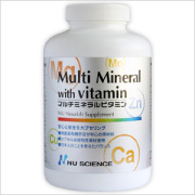 【オーガニック認定】 天然マルチミネラルビタミン 180カプセル　※1個で約2か月分でこのポテンシャル！