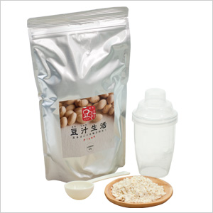 【大豆まるごと】 豆汁生活 400g シェーカー、軽量スプーン付