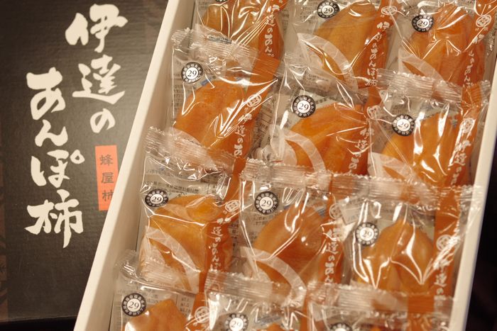 伊達のあんぽ柿販売 蜂屋柿お歳暮通販 福島県あんぽ工房みらい 約12個