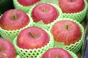 岩手純情ふじりんご通信販売 みつ姫・純蜜倶楽部の通販 糖度15度をお歳暮サンふじに 中箱 約7玉〜約9玉