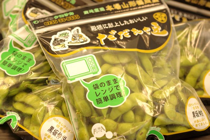 電子レンジで3分、チンしてすぐ食べられます！だだちゃ豆　山形県鶴岡市産