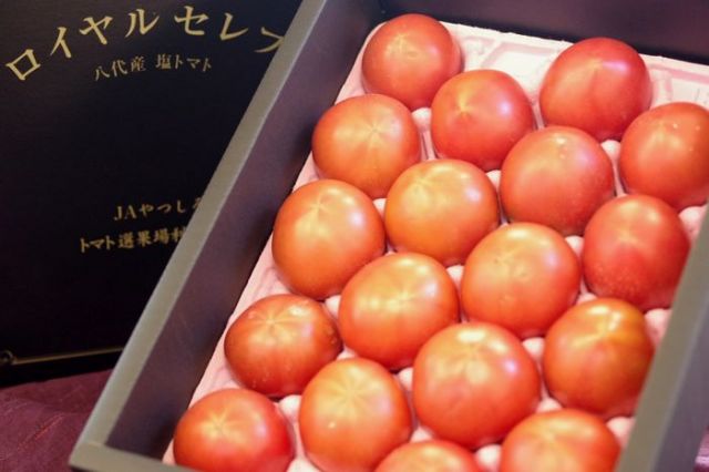 ロイヤルセレブ塩トマト販売 糖度10度以上フルーツとまと通販で取寄せ。約900ｇ 約8玉〜約16玉