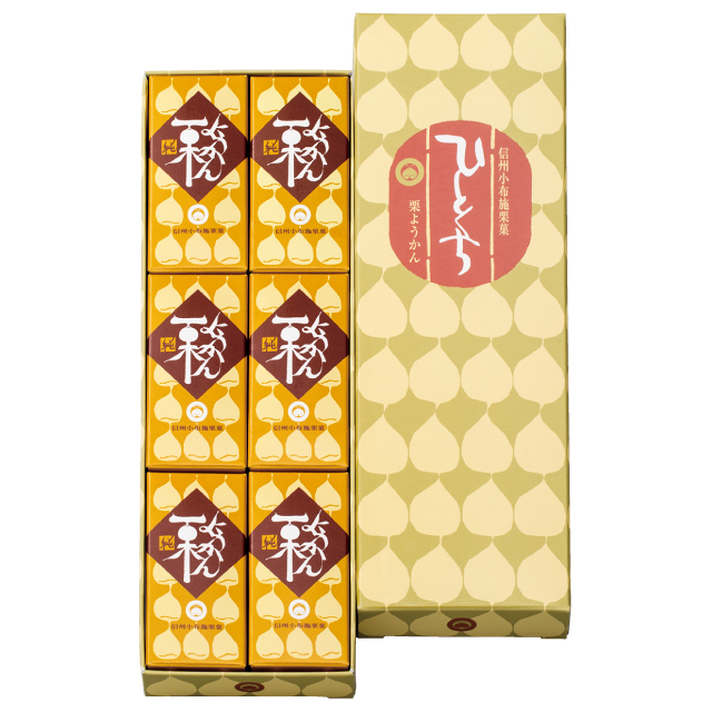 ひとくち純栗ようかんのパッケージ